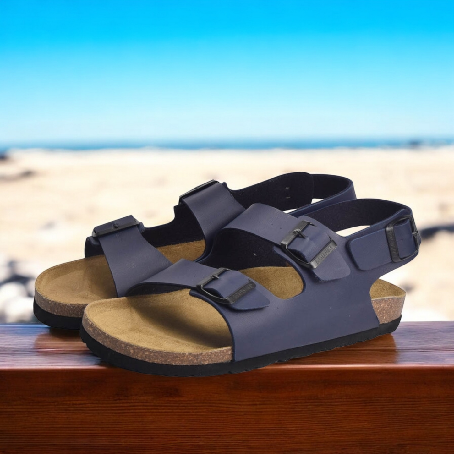 BIRK BKH-104-BLUE 100% جلد LEATHER