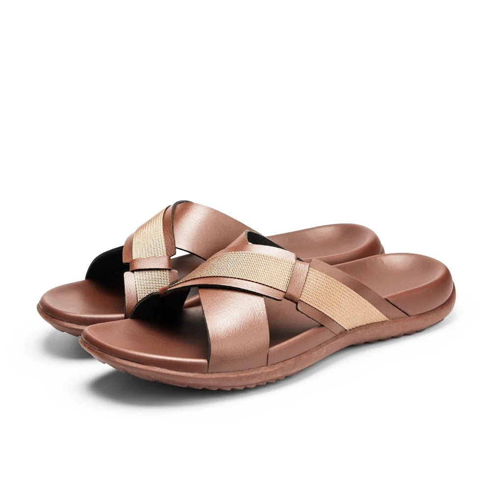 PUCA ROYAL SLIDER 02 BROWN. 11242
