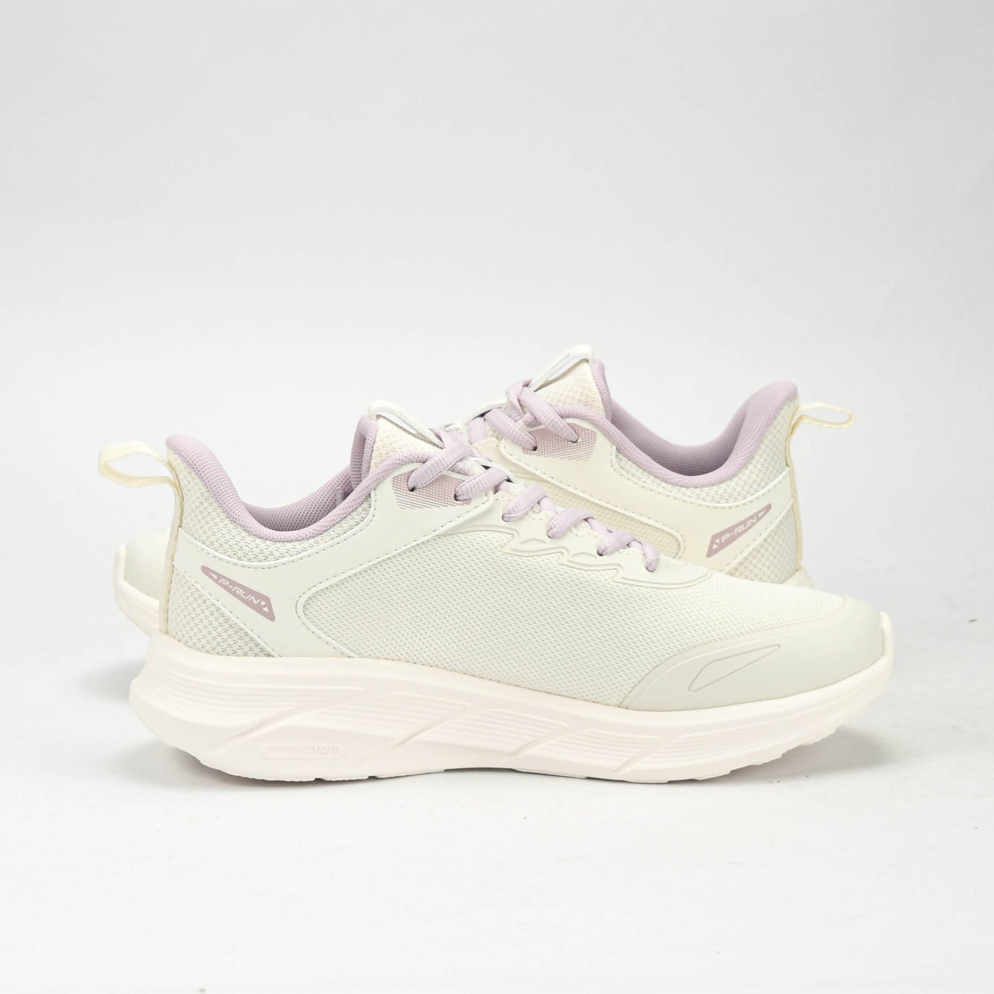 PEAK TRAINING RUNNING SHOES-WHITE/PURPLE