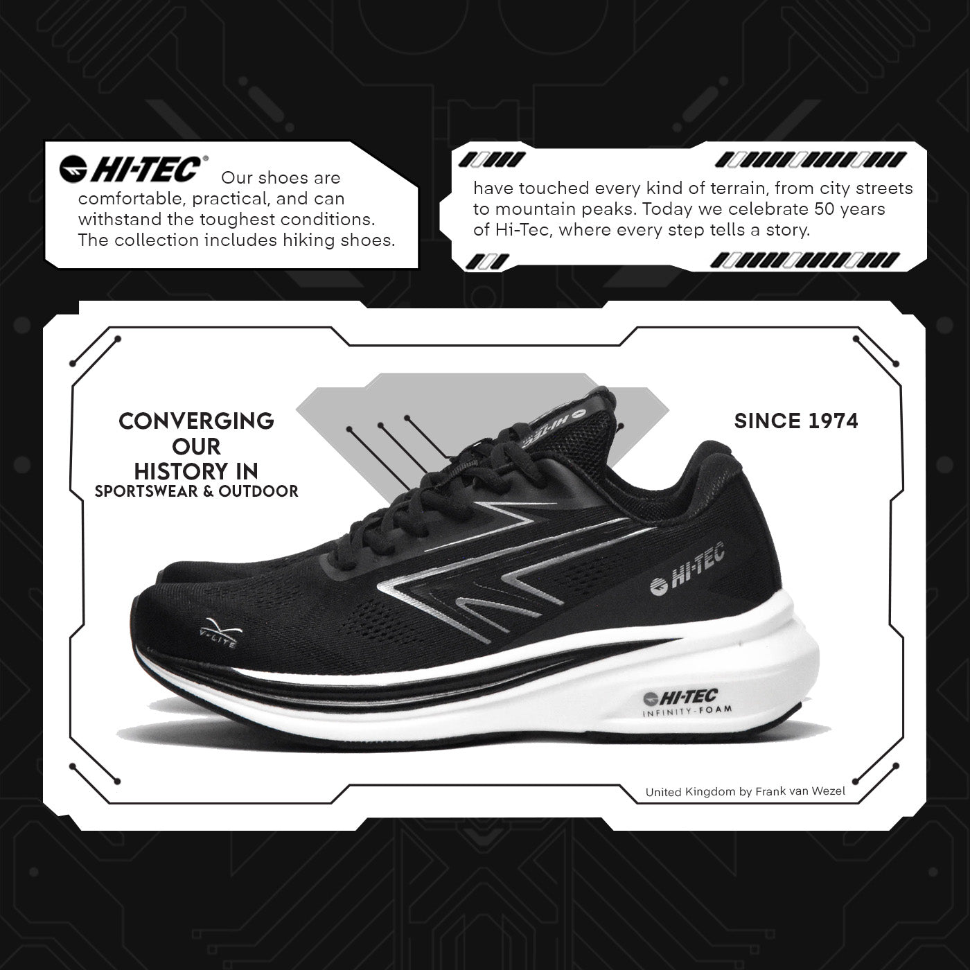 HI-TEC PARADIGM BLACK SILVER S013647