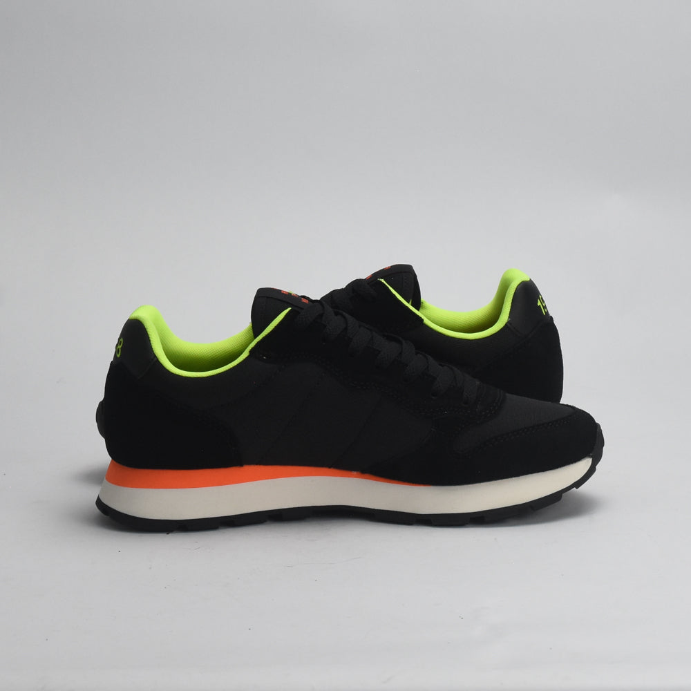 BASKET SUN68 TOM FLUO 11 NERO