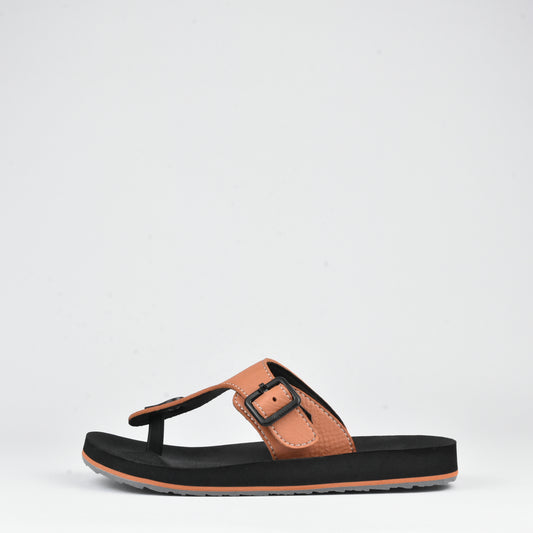 CLAQUETTE AA54M ORANGE BLACK KITO
