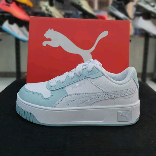 PUMA CARINA STREET JR WHITE SILVER MIST
