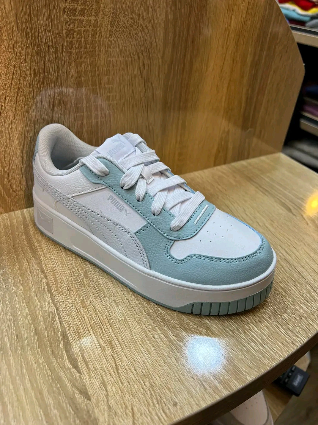 PUMA CARINA STREET JR WHITE SILVER MIST