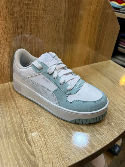 PUMA CARINA STREET JR WHITE SILVER MIST