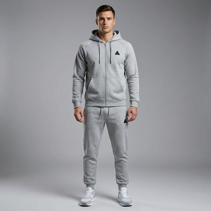 PEAK KNITTED TRACKSUIT LT.GREY