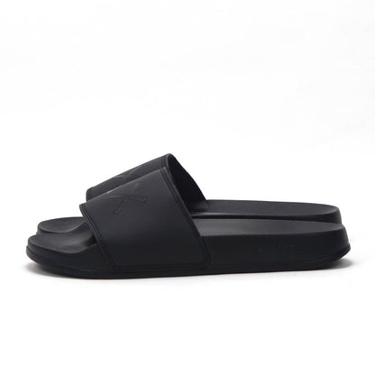 SUN68 Logo Black Slippers