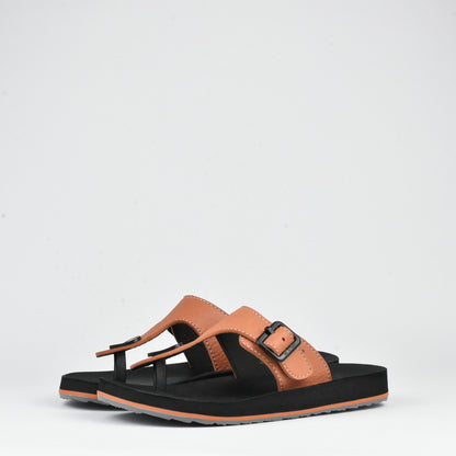 CLAQUETTE AA54M ORANGE BLACK KITO
