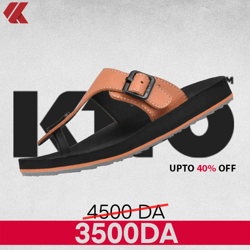 CLAQUETTE AA54M ORANGE BLACK KITO