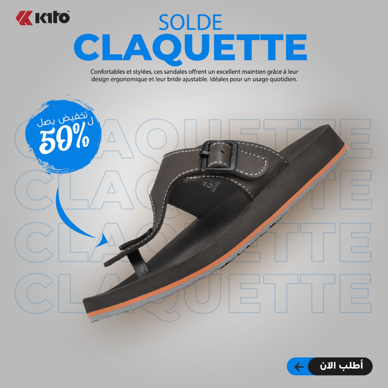 KITO CLAQUETTE AA54M COCOA