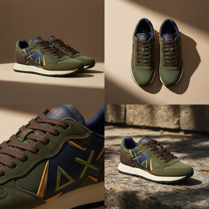 BASKET SUN68 JAKI WINTER 74 MILITARE SCURE