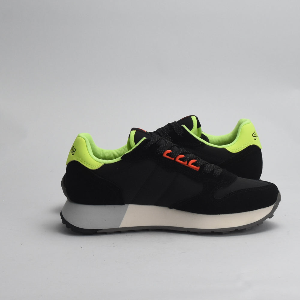 BASKET SUN68 JAKI 2.0 FLUO 11 NERO