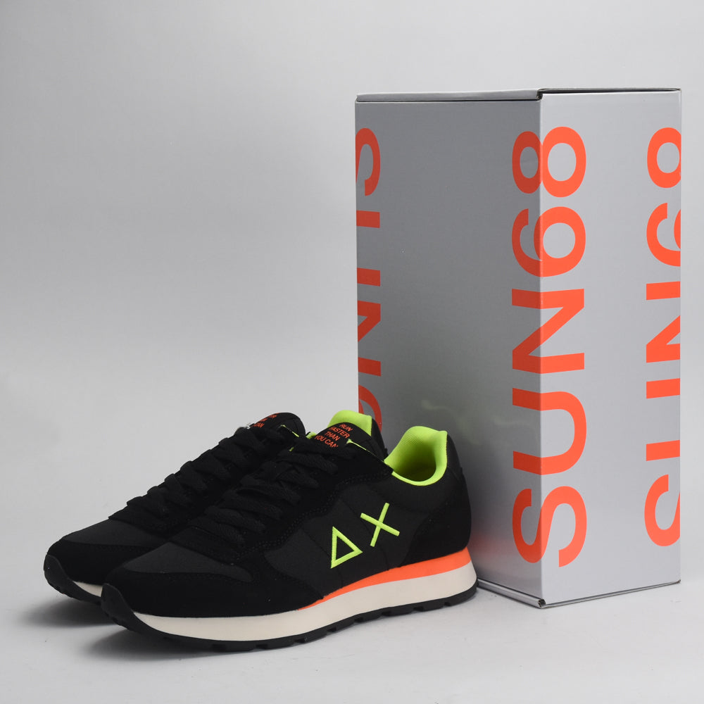 BASKET SUN68 TOM FLUO 11 NERO