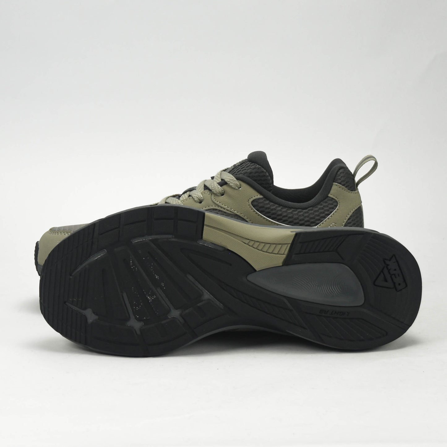 PEAK TRAINING RUNNING SHOES-ASPHALT GREEN/MAGNETIC GREY