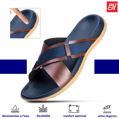 PUCA ROYAL SLIDER02 NAVY   11110