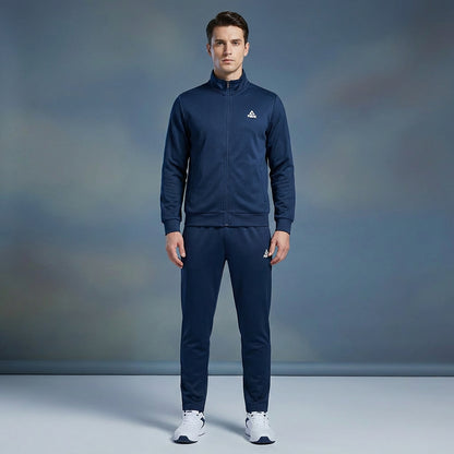 Peak Knitted Tracksuit Navy