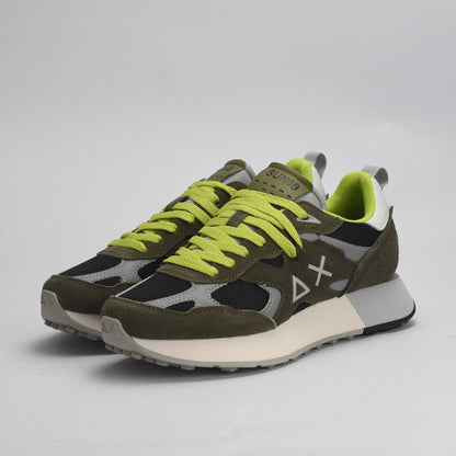 BASKET SUN68-JAKI-OUTDOOR-19-MILITAIRE