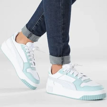 PUMA CARINA STREET JR WHITE SILVER MIST