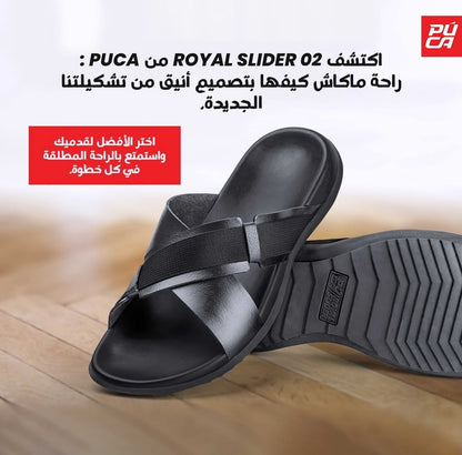 PUCA ROYAL SLIDER02 BLACK