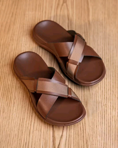 PUCA ROYAL SLIDER 02 BROWN.   11242
