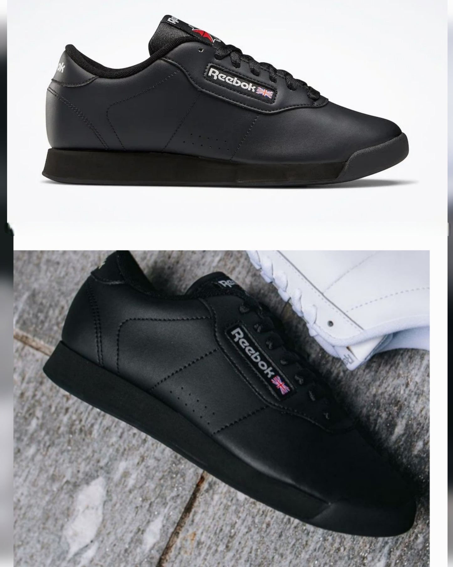 REEBOK PRINCESS US BLACK.   00120