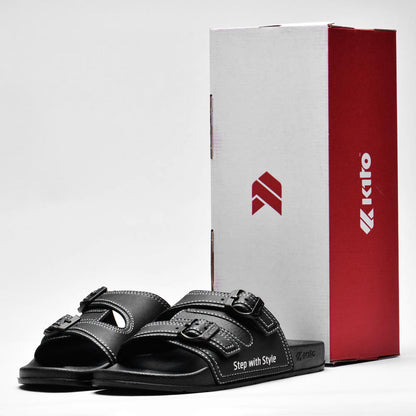 CLAQUETTE KITO.  AH167M-BLACK