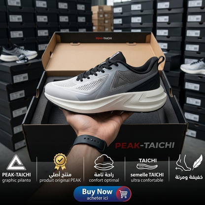 PEAK Taichi  Shoes-Lt.Grey/Black